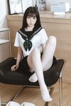 [COSPLAY] 许岚 叁月life 白丝水手服