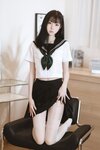 [COSPLAY] 许岚 叁月life 白丝水手服