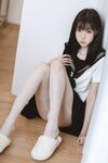 [COSPLAY] 许岚 叁月life 白丝水手服