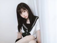 [COSPLAY] 许岚 叁月life 白丝水手服