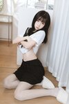 [COSPLAY] 许岚 叁月life 白丝水手服
