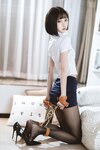 [COSPLAY] 许岚 叁月life 束缚黑丝
