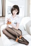 [COSPLAY] 许岚 叁月life 束缚黑丝