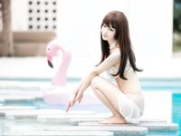 [COSPLAY] 桃良阿宅 天使内衣