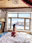 就是阿朱啊-微密圈红肚兜+下班地铁+乘务员+缆车[3V59P]