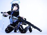 [COSPLAY] G44不会受伤 碧蓝档案 猫塚响