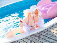 [COSPLAY] 伊喵君 碧蓝航线 黎塞留泳装