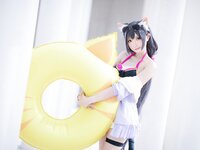 [COSPLAY] 瓜希酱 公主连结 凯露夏日 Kyaru