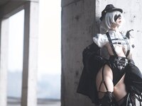 [COSPLAY] 云溪溪 奶桃 2B警服