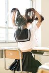 【青山裕企】黒髪女子