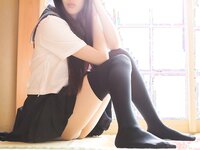 【青山裕企】黒髪女子