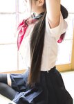 【青山裕企】黒髪女子