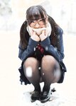 【青山裕企】黒髪女子