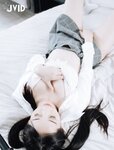 【JVID】 – 婕咪 雙馬尾女孩想在學長的胯下依偎，四点全露