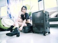 【JVID】阿黎 – 暗黑空姐