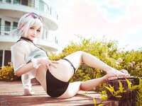 沖田凜花Rinka - Sirius, Swimming suit ver. (Azur Lane) [14P-3.85MB]