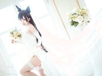 沖田凜花Rinka - Atago, Bride ver. (Azur Lane) [13P-4.91MB]