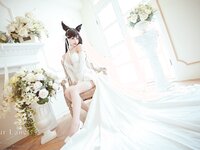 沖田凜花Rinka - Atago, Bride ver. (Azur Lane) [13P-4.91MB]