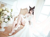 沖田凜花Rinka - Atago, Bride ver. (Azur Lane) [13P-4.91MB]
