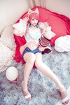 沖田凜花Rinka - Takanashi Kiara Beach Ver. (Hololive EN) [26P-124.35MB]