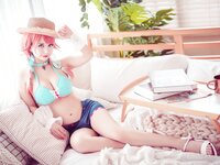 沖田凜花Rinka - Takanashi Kiara Beach Ver. (Hololive EN) [26P-124.35MB]