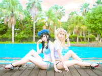 沖田凜花Rinka & Miyana - Illya & Miyu Birthday, Swimsuit ver. (Fate kaleid liner) [18P-72.68MB]