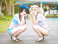 沖田凜花Rinka & Miyana - Illya & Miyu Birthday, Swimsuit ver. (Fate kaleid liner) [18P-72.68MB]