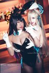 沖田凜花Rinka & 公主病三三 - Asuna & Karin (Blue Archive) [7P-1.07MB]