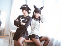 沖田凜花Rinka & Shiina Kurumi - Atago & Takao (Azur Lane) [13P-40.51MB]