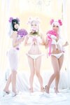沖田凜花Rinka & Yakira & Oni Hime - Illya & Miyu & Chole Wedding, Bikini ver. (Fate kaleid liner) [19P-64.94MB]