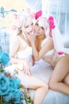 沖田凜花Rinka & Yakira & Oni Hime - Illya & Miyu & Chole Wedding, Bikini ver. (Fate kaleid liner) [19P-64.94MB]