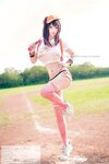 沖田凜花Rinka - Baseball Girl (Mataro illus.) [5P-1.33MB]