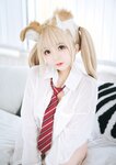 [COSPLAY] 日奈娇 衬衫小狗
