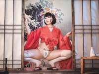 [COSPLAY] 小容仔咕咕咕 黑兽巫女辉夜