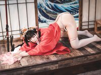 [COSPLAY] 小容仔咕咕咕 黑兽巫女辉夜