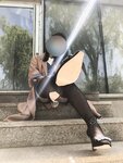 [COSPLAY] 安乔乔儿 Nia乔乔 NO.021 不小心被发现了