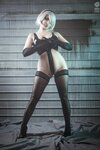 [COSPLAY] Mikomi Hokina 2B Oily Leotard