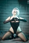 [COSPLAY] Mikomi Hokina 2B Oily Leotard