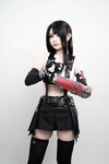 [COSPLAY] 爆机少女喵小吉 – 最终幻想7 蒂法 [55P 29Mb]