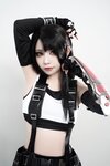 [COSPLAY] 爆机少女喵小吉 – 最终幻想7 蒂法 [55P 29Mb]