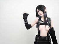 [COSPLAY] 爆机少女喵小吉 – 最终幻想7 蒂法 [55P 29Mb]