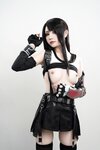 [COSPLAY] 爆机少女喵小吉 – 最终幻想7 蒂法 [55P 29Mb]