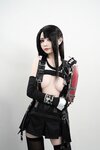 [COSPLAY] 爆机少女喵小吉 – 最终幻想7 蒂法 [55P 29Mb]