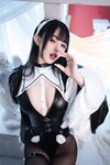 [COSPLAY]  桜井宁宁 皮衣修女
