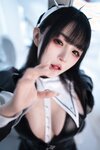 [COSPLAY]  桜井宁宁 皮衣修女