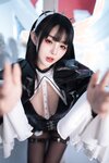 [COSPLAY]  桜井宁宁 皮衣修女