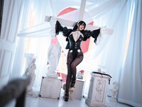 [COSPLAY]  桜井宁宁 皮衣修女