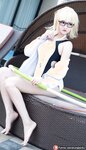 [COSPLAY] Potato Godzilla Jeanne d Arc Swimsuit