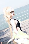 [COSPLAY] Potato Godzilla Jeanne d Arc Swimsuit