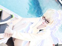 [COSPLAY] Potato Godzilla Jeanne d Arc Swimsuit